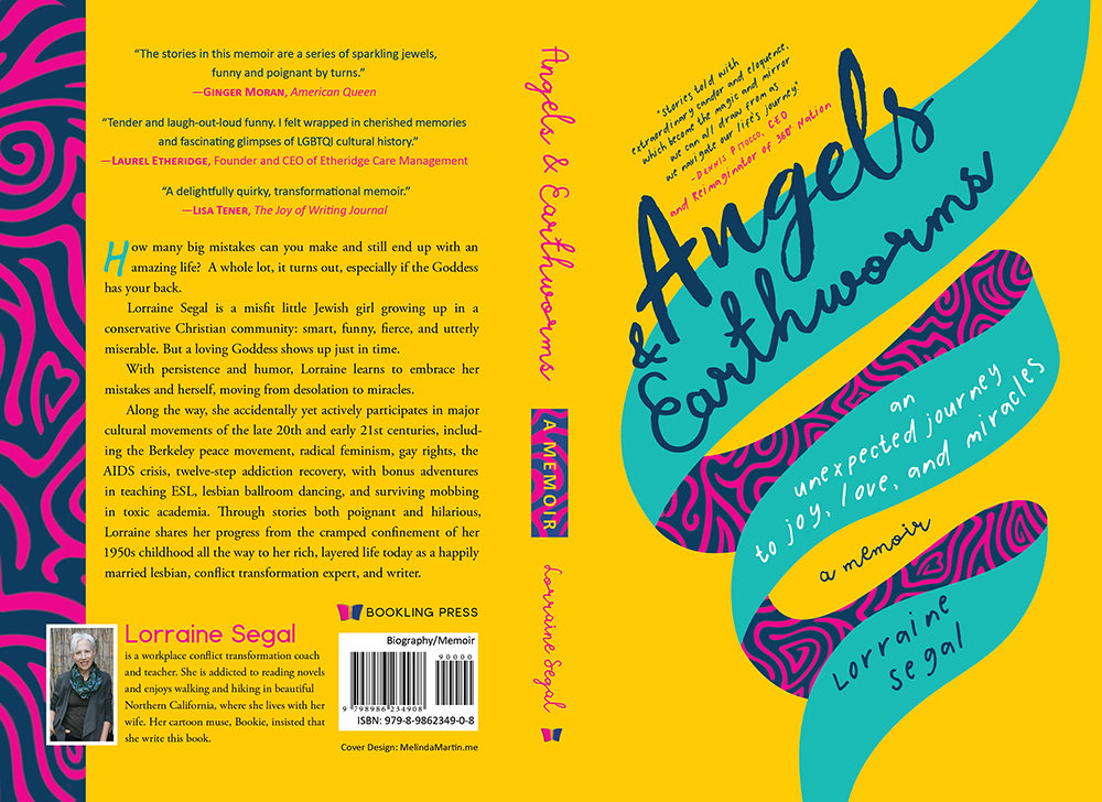 Angels and Earthworms Book Cover Design